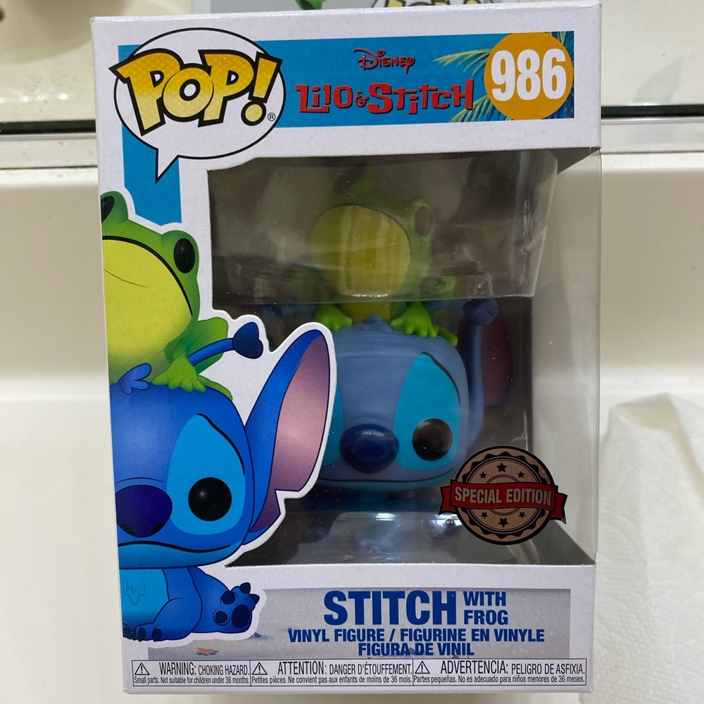 FUNKO POP STITCH WITH FROG